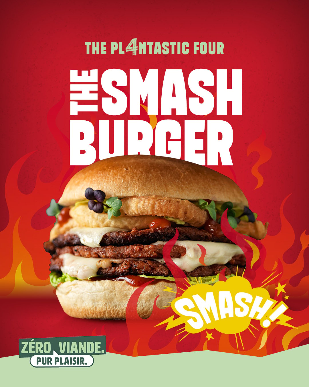 Plantastic Four: The Smash Burger The Green Mountain Francais