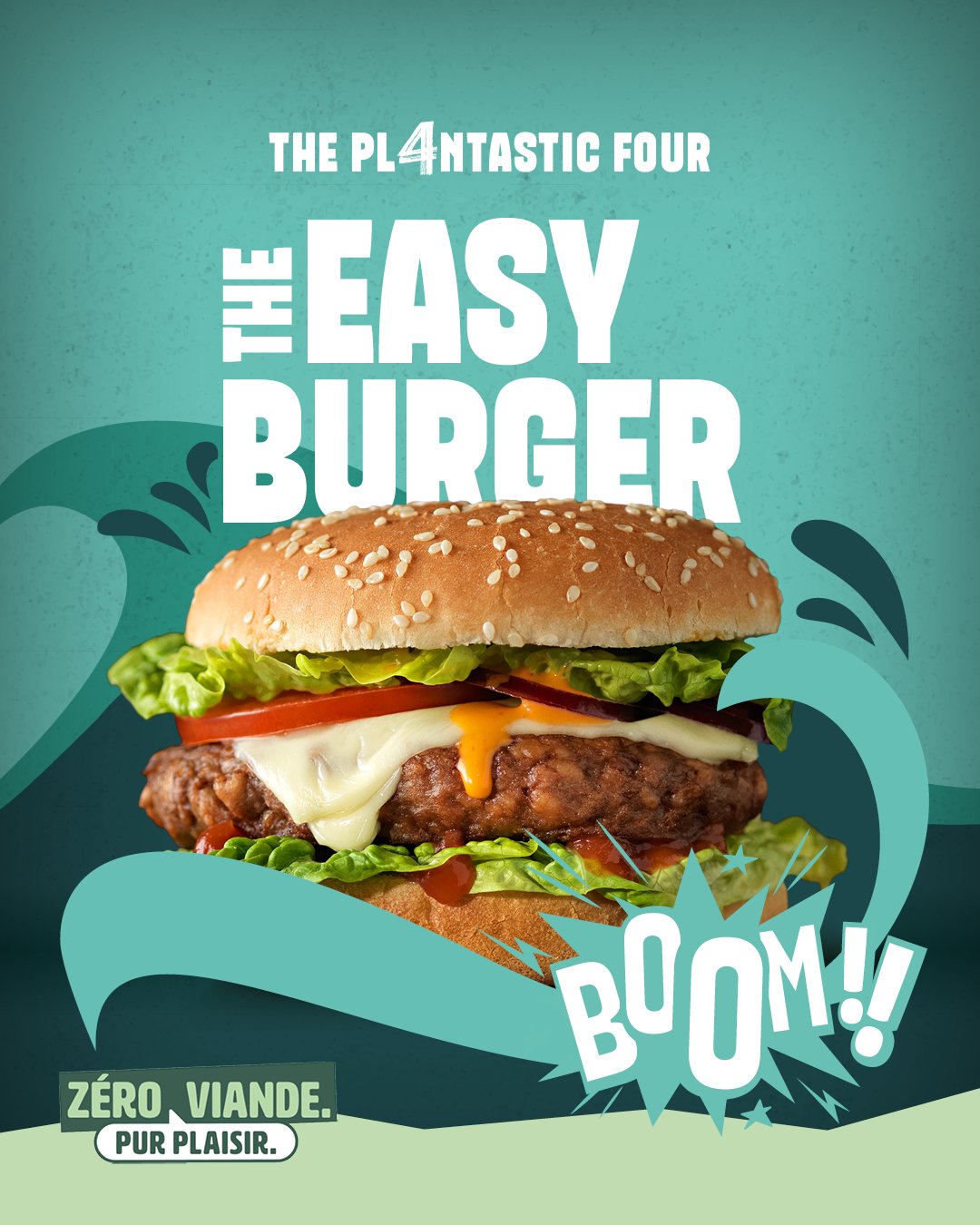 Plantastic Four: The Easy Burger The Green Mountain Francais