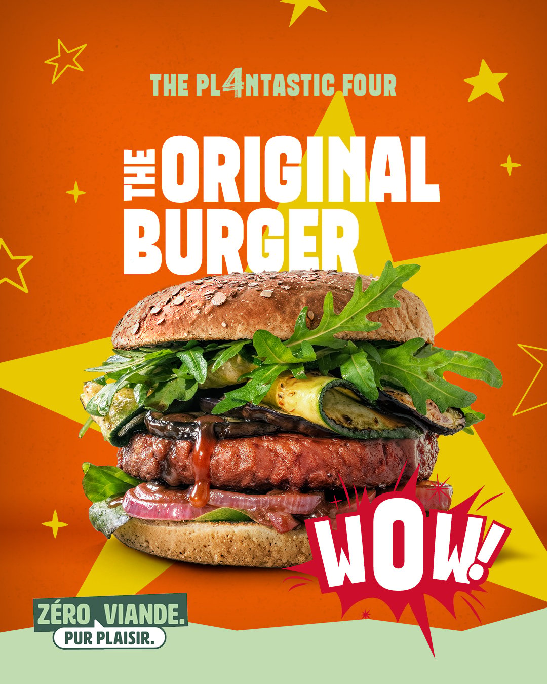 Plantastic Four: The Original Burger The Green Mountain Francais